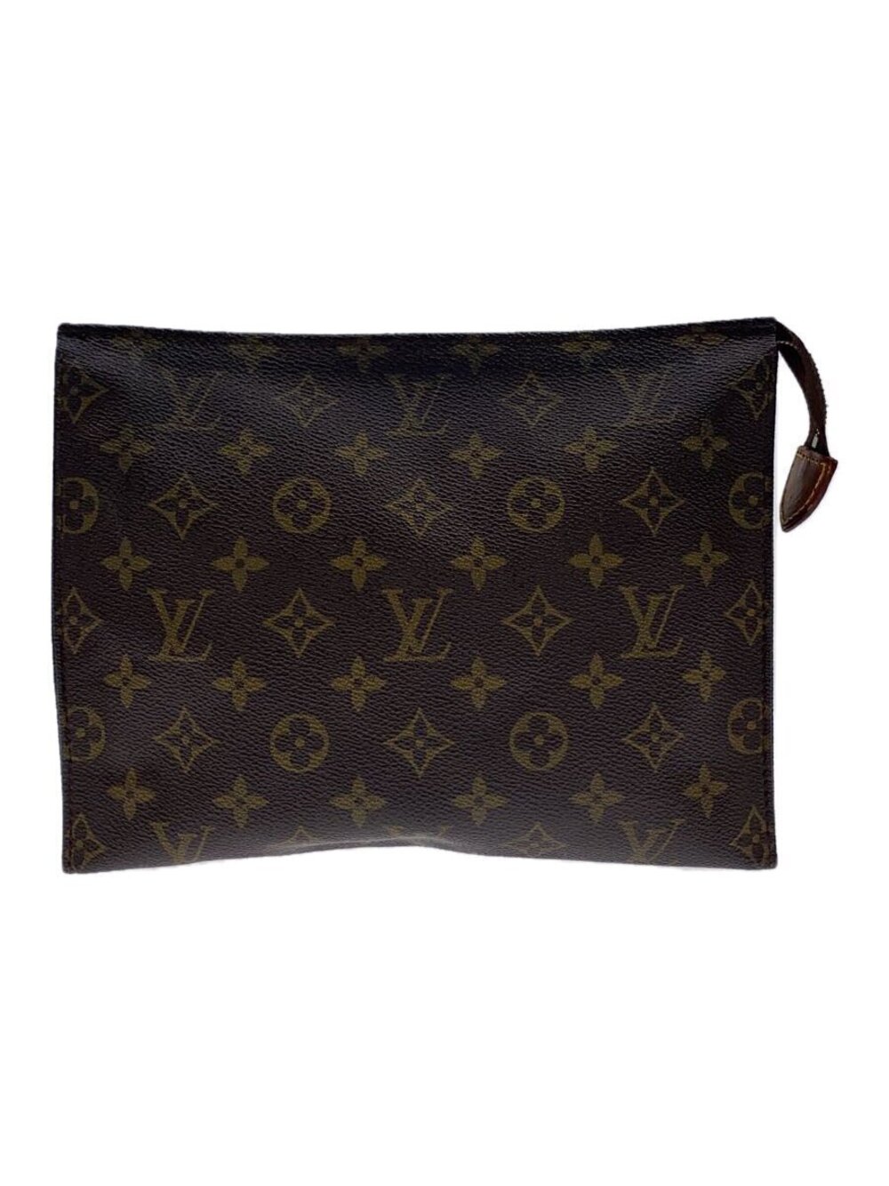 LOUIS VUITTON Pochette Toilette Canvas Brown